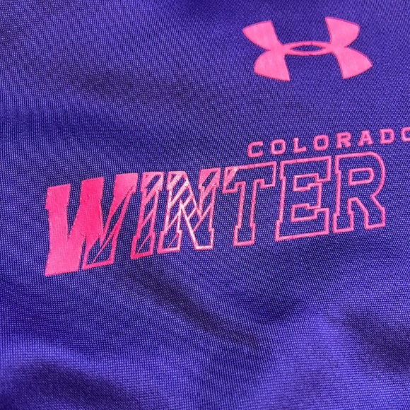 Girls Under Armour Hooded Sweatshirt, Youth Small - Picture 2 of 6